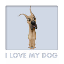 Great Dane love shirt