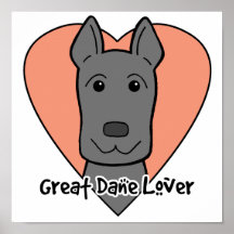 Great Dane Lover Poster