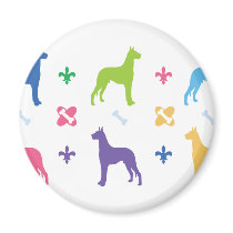 Great Dane Refrigerator Magnet