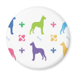 Great Dane Refrigerator Magnet