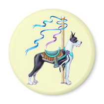 Great Dane Mantle Carousel magnets by DanesRUs Great Dane Mantle Carousel magnets