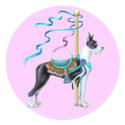 Great Dane Mantle Carousel stickers