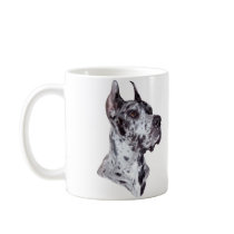 Great Dane Merle Cropped mugs by DanesRUs Great Dane Merle Cropped mugs