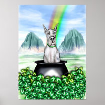 Great Dane Merle Pot O Gold posters