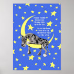 Great Dane Merle Twinkle Poster