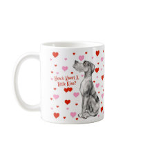 Great Dane Merle UC Kiss Coffee Mugs