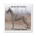Great Dane, Model Of Nobility Magnet