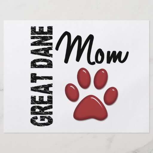 Great Dane Mom 2 Flyer Design