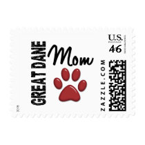 Great Dane Mom 2 Stamps