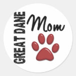 Great Dane Mom 2 Sticker