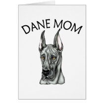 Great Dane Mom Black cards