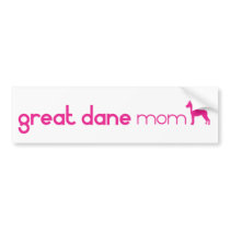 Great Dane Mom Bumper Sticker
