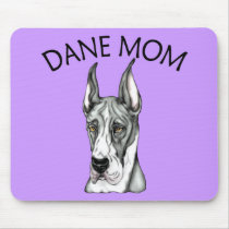 Great Dane Mom Mantle mousepads