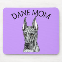 Great Dane Mom Merle mousepads