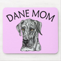 Great Dane Mom Merle UC mousepads