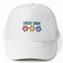 GREAT DANE Mom Paw Print 1 hats by poochloverstuff GREAT DANE Mom Paw Print 1 hats