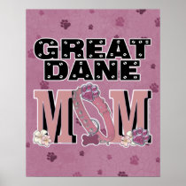 Great Dane MOM Poster