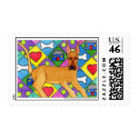 Great Dane Postage Stamp