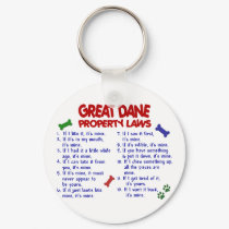 GREAT DANE Property Laws 2 keychains