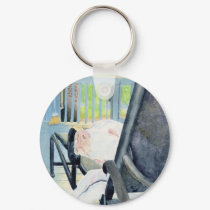 Great Dane Pup Zoe Keychain