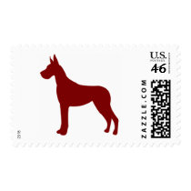 Great Dane (Red) Stamps