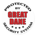 Great Dane Security stickers