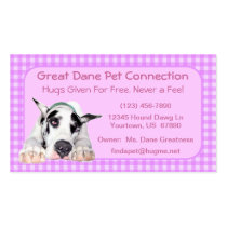 Great Dane Shy Harle Business Cards business cards