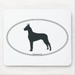 Great Dane Silhouette mousepads