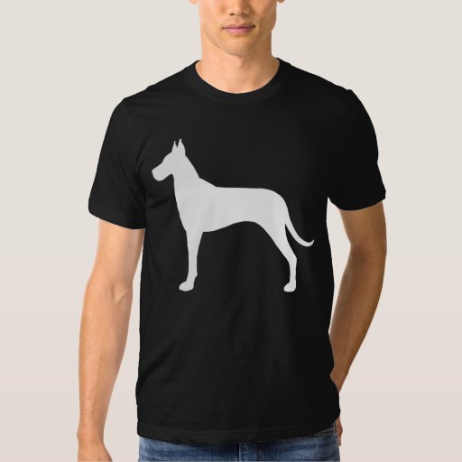 Great Dane Silhouette T Shirt Zazzle