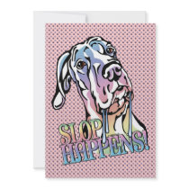 Great Dane Slop Happens Pastel UC Custom Announcements
