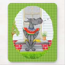 Great Dane SPIT Black Mousepad