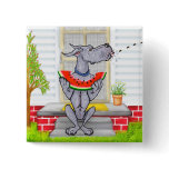 Great Dane SPIT Blue Pinback Button