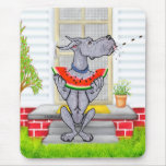 Great Dane SPIT Blue Mousepad