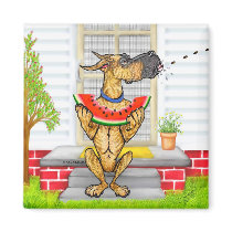 Great Dane SPIT Brindle Refrigerator Magnet