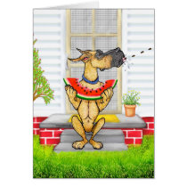 Great Dane SPIT Fawn Card