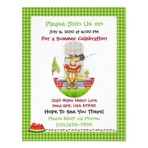 Great Dane SPIT Fawn Invitations