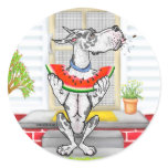 Great Dane SPIT Harlequin Stickers