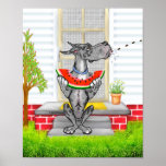 Great Dane SPIT Merle Poster
