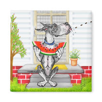Great Dane SPIT MerleB Magnet