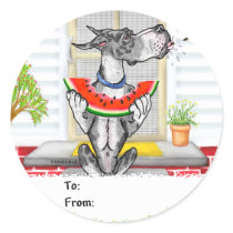 Great Dane SPIT MerleB Sticker