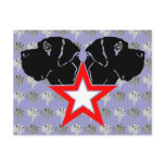 Great dane star Head Post Card