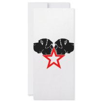 Great Dane Star Head rack cards by doggenhaus Great Dane Star Head rack cards