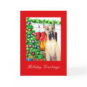 Great Dane Stockings Fawn card