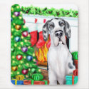 Great Dane Stockings Harlequin UC mousepads by DanesRUs Great Dane Stockings Harlequin UC mousepads