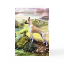 Great Dane Valley of Zeus Card - Customized