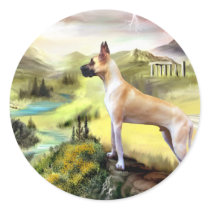 Great Dane Valley of Zeus Sticker