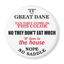 Great Dane Walking Answers Magnet