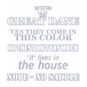 Great Dane Walking Answers t-shirts by DanesRUs Great Dane Walking Answers t-shirts