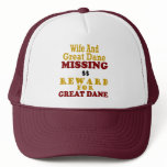 Great Dane & Wife Missing Reward For Great Dane hats