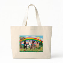 Great Danes (four) - Rainbow Bright Bag